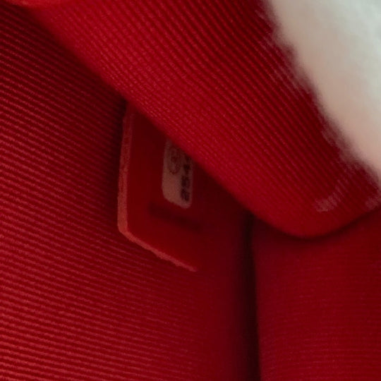 CHANEL Shoulder Bag leather Red WChain Double CC COCO Mark Women Used Authentic