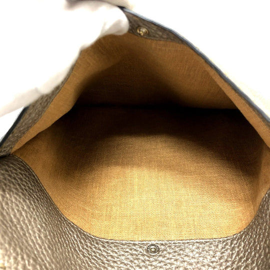 FENDI Shoulder Bag leather Metallic color Celeria Women Used Authentic