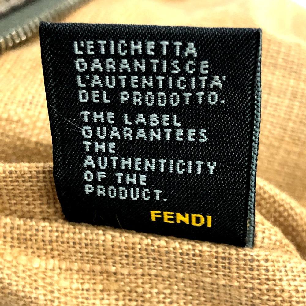 FENDI Shoulder Bag leather Metallic color Celeria Women Used Authentic