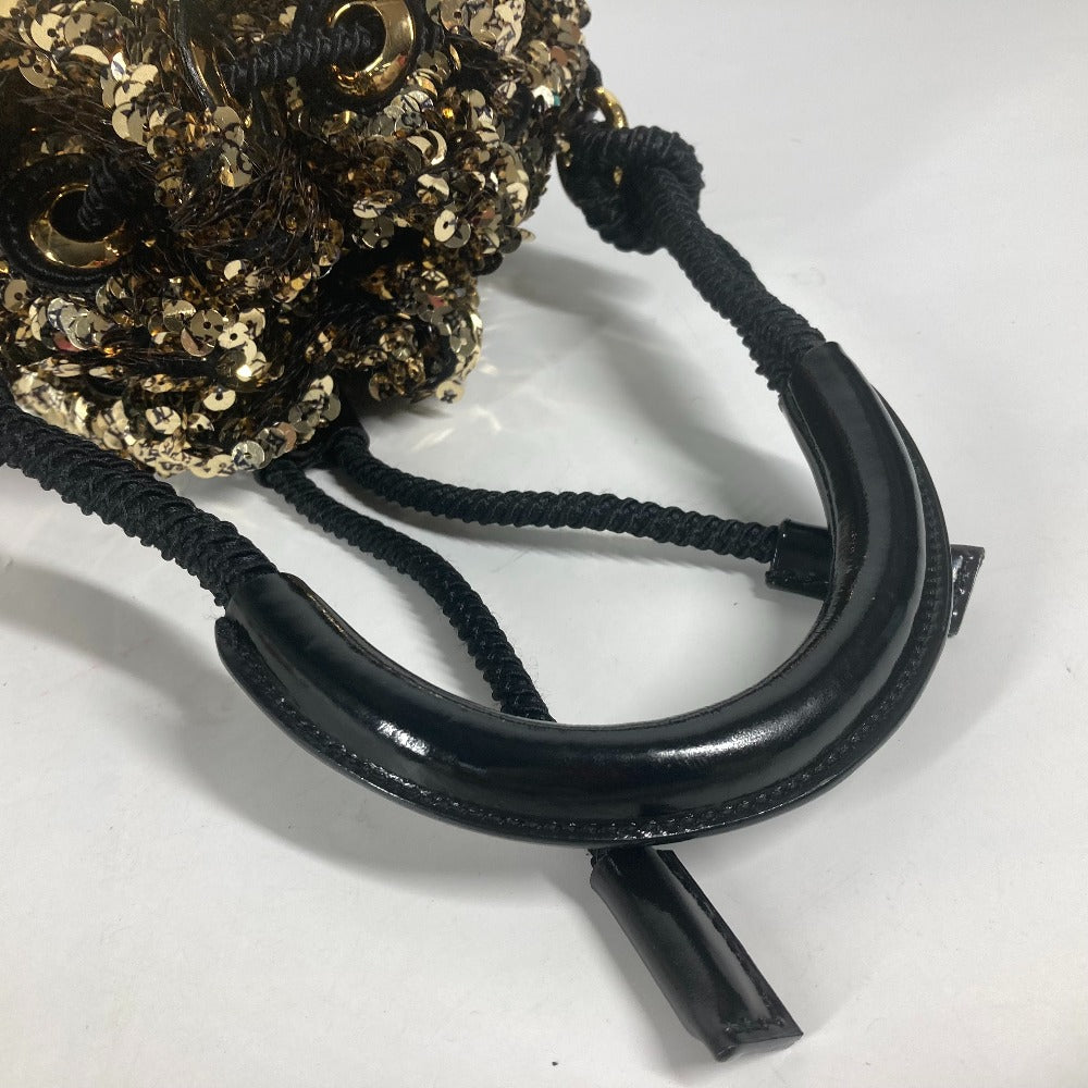 LOUIS VUITTON Handbag M40322 Sequins, Leather gold 2010 Cruise Collection Mininoe Rococo All Women Used Authentic
