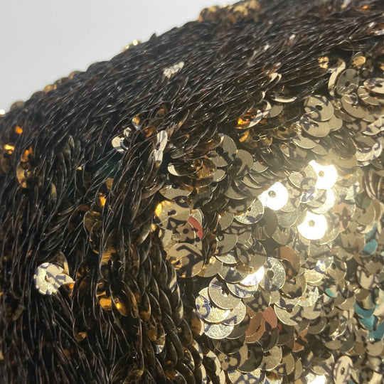 LOUIS VUITTON Handbag M40322 Sequins, Leather gold 2010 Cruise Collection Mininoe Rococo All Women Used Authentic