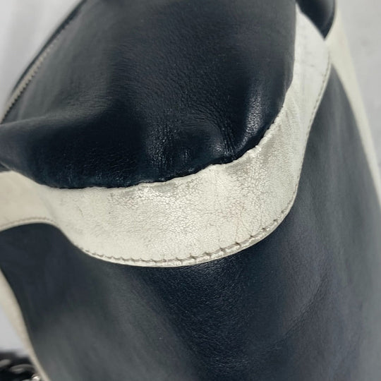 CHANEL Shoulder Bag leather white By color CC COCO Mark WChain Women Used Authentic