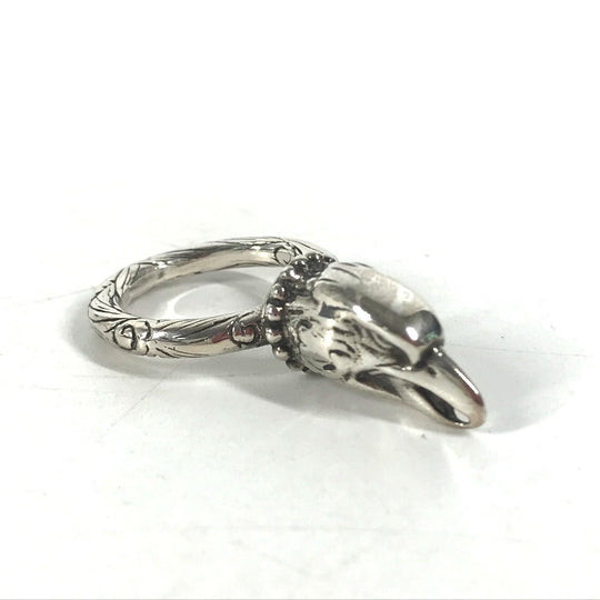 GUCCI Ring SV925 Silver Anger Forest ANGER FOREST Eagle head mens 14 Used Authentic