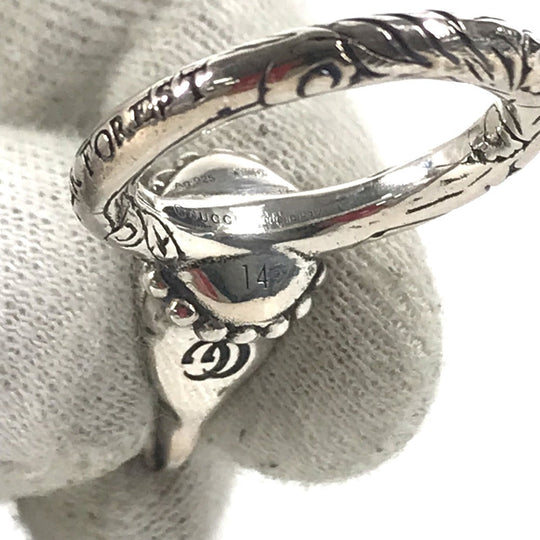GUCCI Ring SV925 Silver Anger Forest ANGER FOREST Eagle head mens 14 Used Authentic