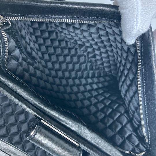 CHANEL Shoulder Bag Calf leather black shoulder bag CC COCO Mark Women Used Authentic