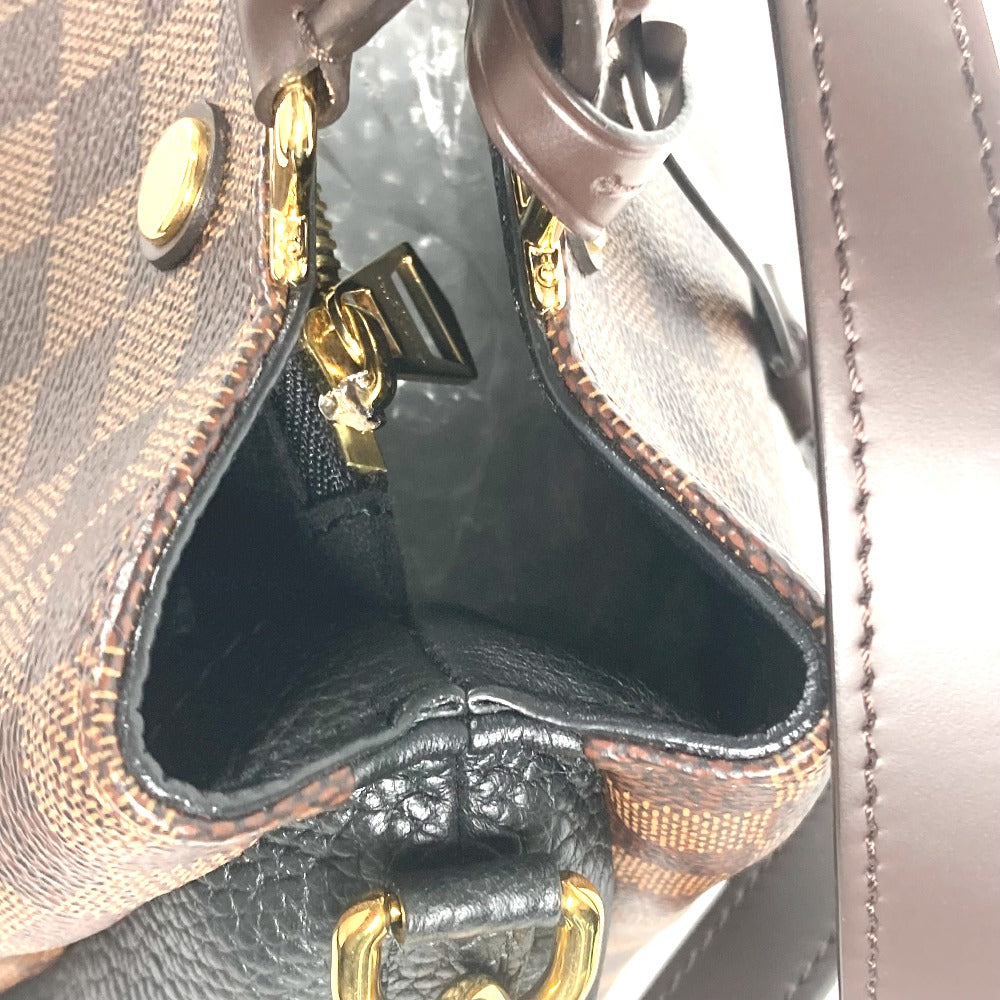 LOUIS VUITTON Tote Bag N41673  Damier canvas Brown Damier Brittany Women Used Authentic