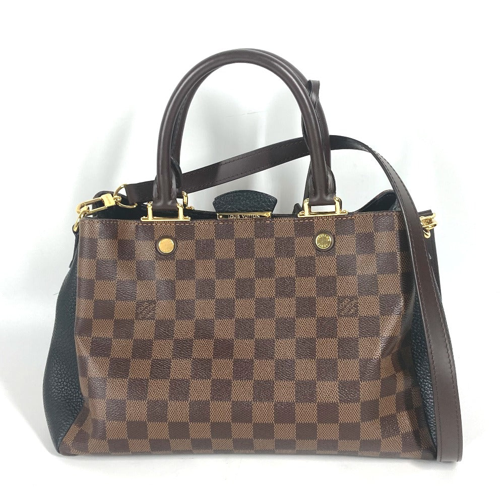 LOUIS VUITTON Tote Bag N41673  Damier canvas Brown Damier Brittany Women Used Authentic