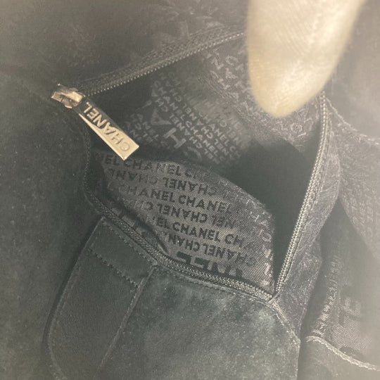 CHANEL Shoulder Bag leather black Bag Crossbody CC COCO Mark Coco Chanel Design