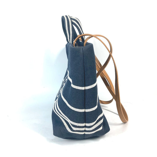 CHANEL Shoulder Bag A92240 Denim, Leather blue denim CC COCO Mark Women Used Authentic