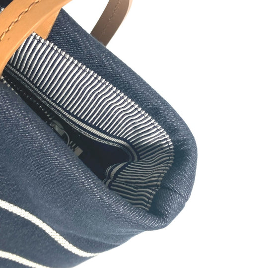 CHANEL Shoulder Bag A92240 Denim, Leather blue denim CC COCO Mark Women Used Authentic