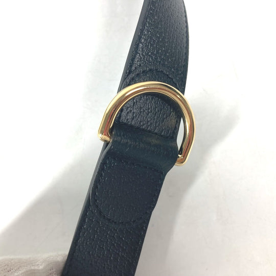 GUCCI others 695256 leather black GG Large/Extra Large Pet Collar L