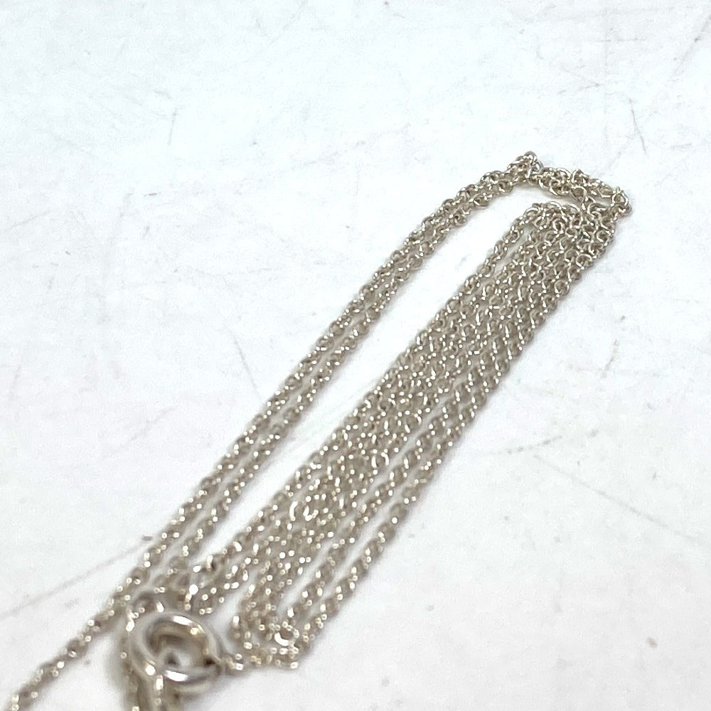 TIFFANY&Co. Necklace SV925 Silver Initial V Paloma Picasso Women Used Authentic