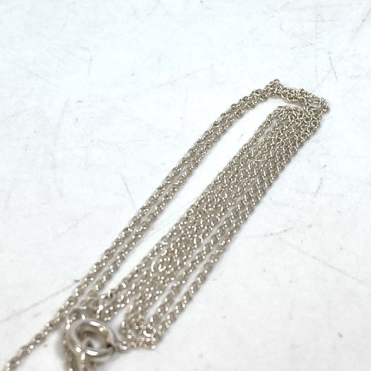 TIFFANY&Co. Necklace SV925 Silver Initial V Paloma Picasso Women Used Authentic