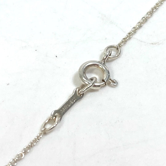 TIFFANY&Co. Necklace SV925 Silver Initial V Paloma Picasso Women Used Authentic