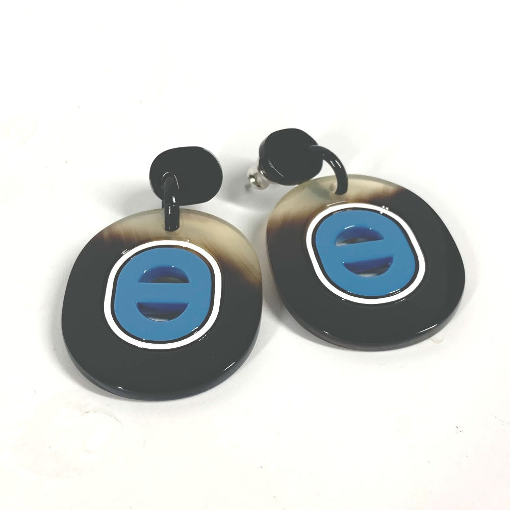 HERMES Pierce Buffalo horn beige Fidelio Village PM Women Used Authentic