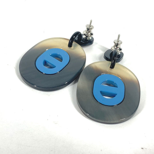 HERMES Pierce Buffalo horn beige Fidelio Village PM Women Used Authentic