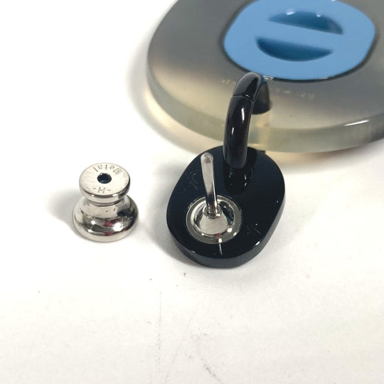 HERMES Pierce Buffalo horn beige Fidelio Village PM Women Used Authentic