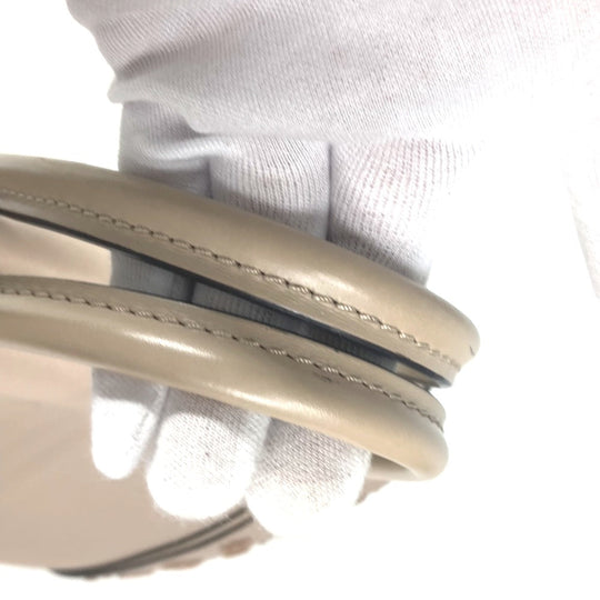 LOUIS VUITTON Tote Bag M94483 leather beige Monogram velours Tote W PM Tuftage Women Used Authentic