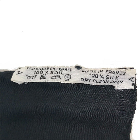 HERMES scarf silk Black / multicolor Carre90 Women Used Authentic