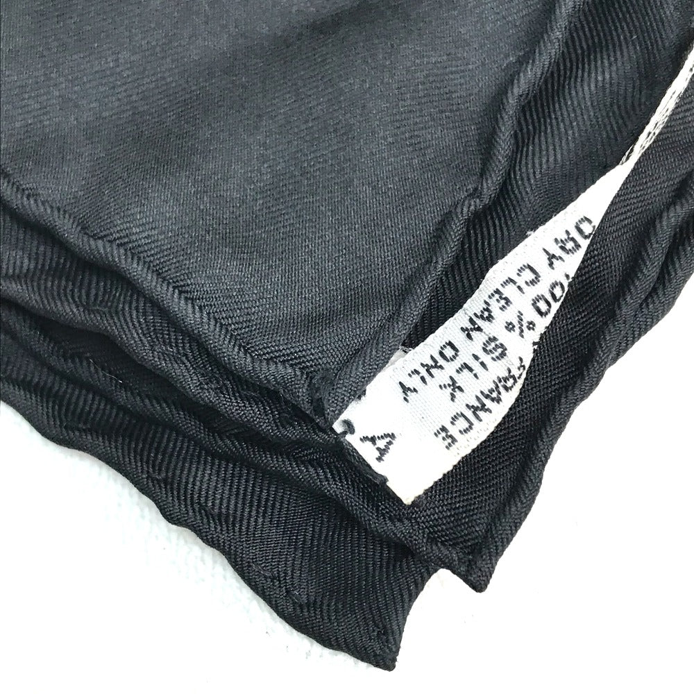 HERMES scarf silk Black / multicolor Carre90 Women Used Authentic