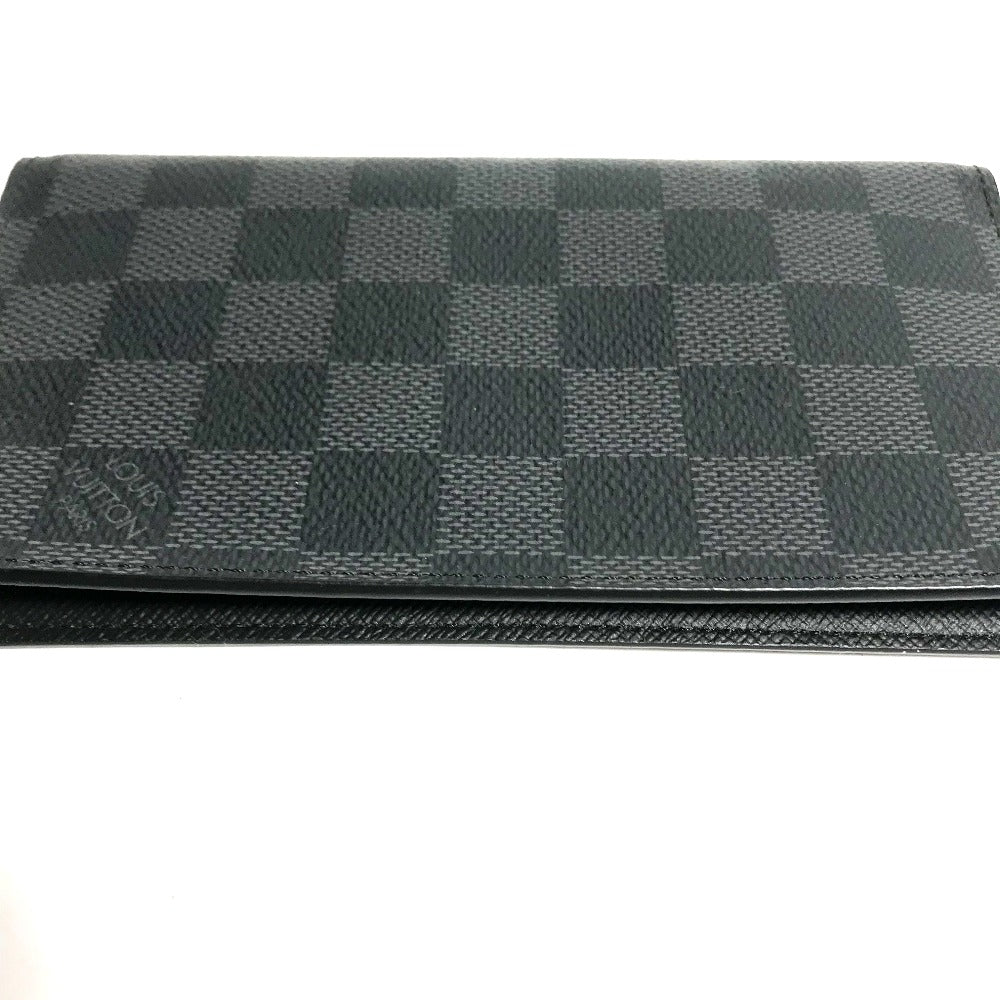 LOUIS VUITTON Notebook cover R20975 Damier Grafitto Canvas black Damier Grafitte Agenda Poch mens Used Authentic