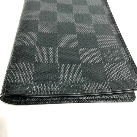 LOUIS VUITTON Notebook cover R20975 Damier Grafitto Canvas black Damier Grafitte Agenda Poch mens Used Authentic