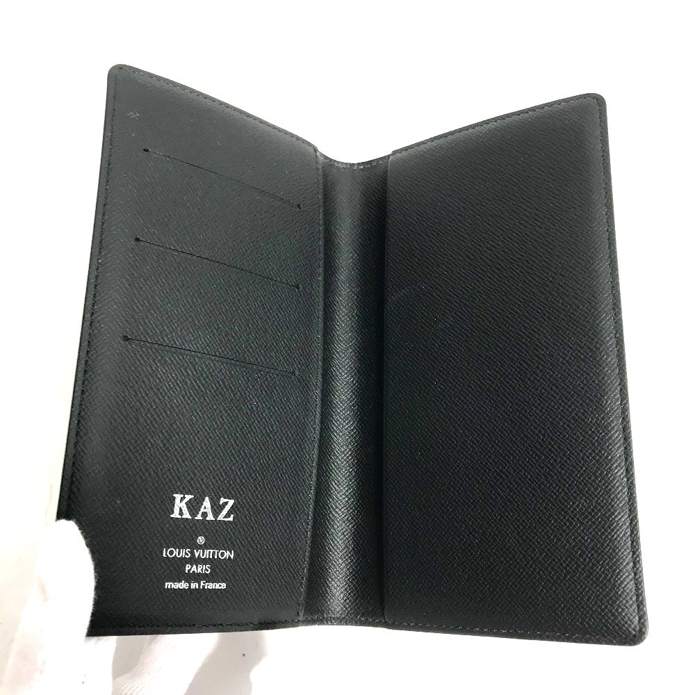 LOUIS VUITTON Notebook cover R20975 Damier Grafitto Canvas black Damier Grafitte Agenda Poch mens Used Authentic