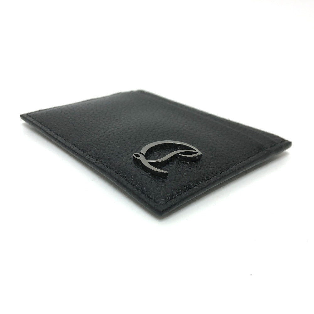 Christian Louboutin Card Case leather black logo Pass case
