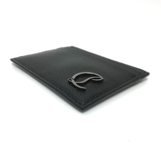Christian Louboutin Card Case leather black logo Pass case