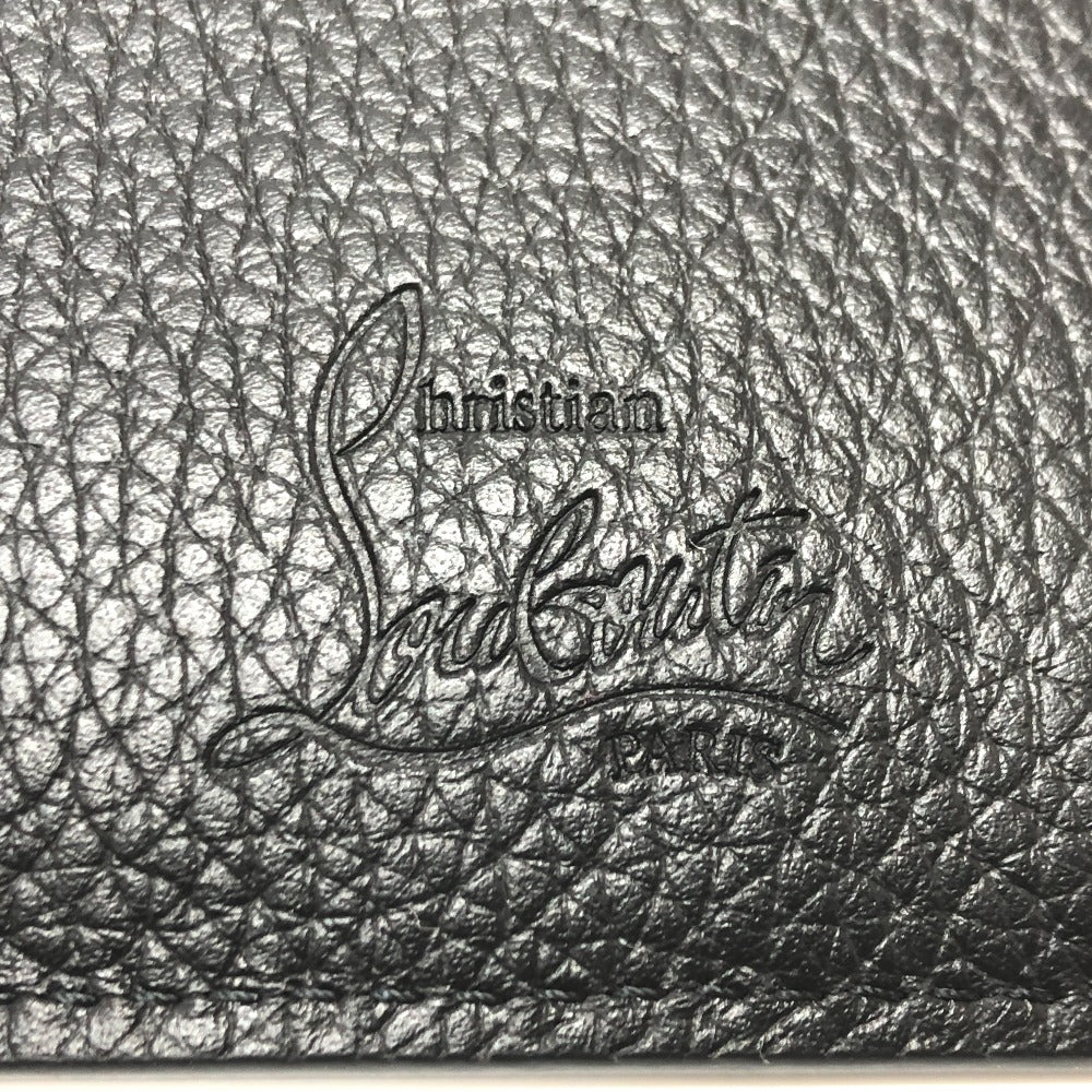 Christian Louboutin Card Case leather black logo Pass case
