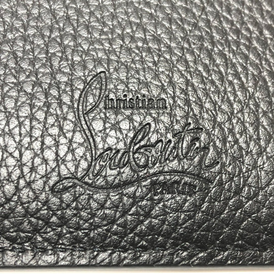 Christian Louboutin Card Case leather black logo Pass case