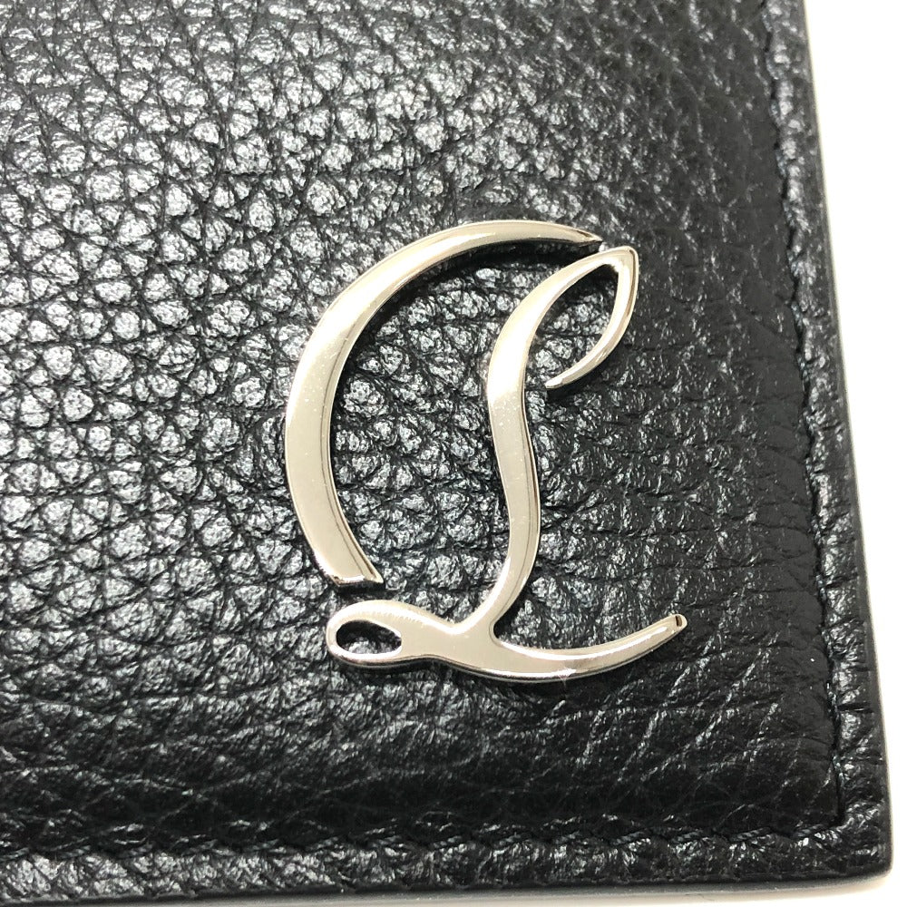 Christian Louboutin Card Case leather black logo Pass case