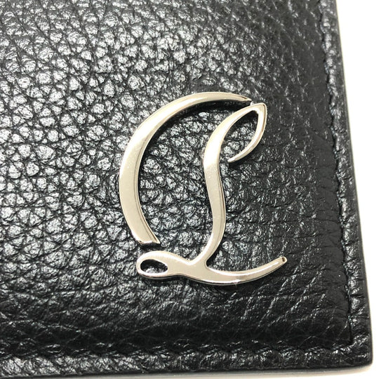 Christian Louboutin Card Case leather black logo Pass case
