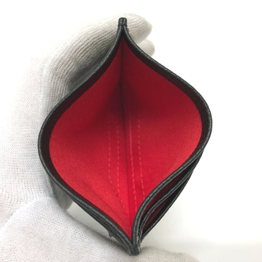 Christian Louboutin Card Case leather black logo Pass case