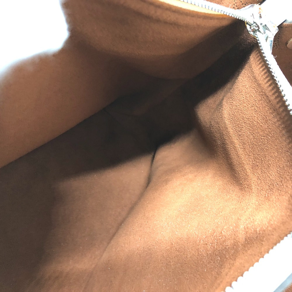 LOUIS VUITTON Tote Bag M59203 Calf leather SilverMetal Mahina Bella Women Used Authentic