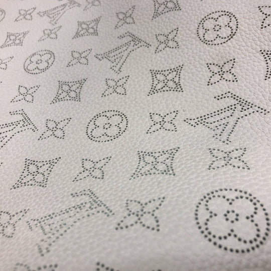 LOUIS VUITTON Tote Bag M59203 Calf leather SilverMetal Mahina Bella Women Used Authentic