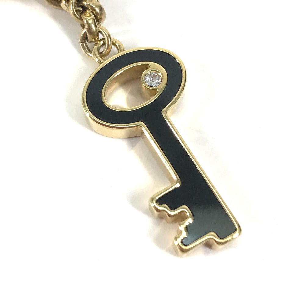 LOUIS VUITTON key ring M66979  Metal, Plastic black Padlock Rock motif keychain Women Used Authentic