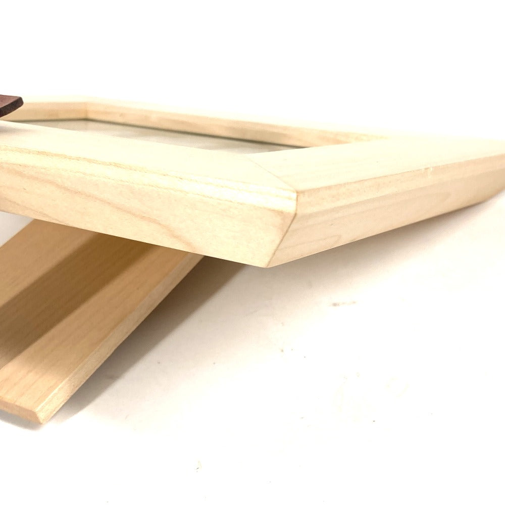 HERMES Photo frame Wood beige Tibi Photo Frame, Horizontal