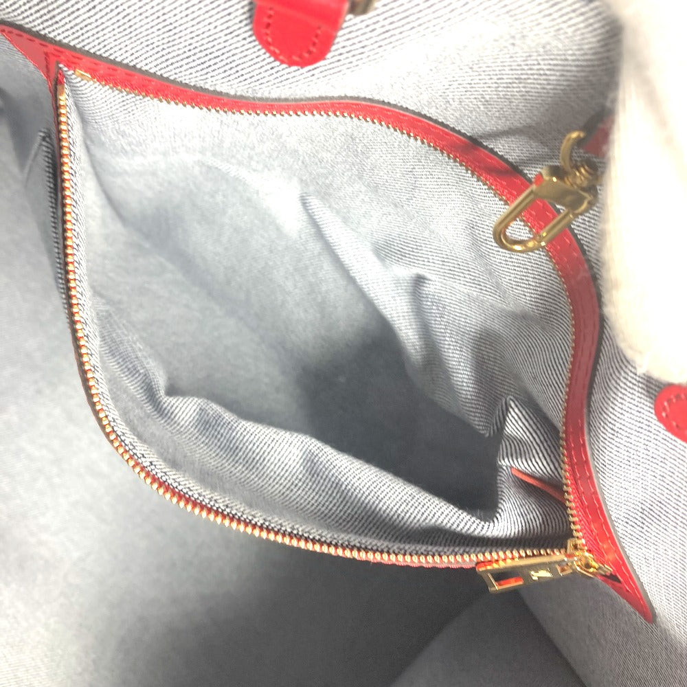 LOUIS VUITTON Tote Bag M44992 Denim, Leather blue Monogram denim On-the-go GM