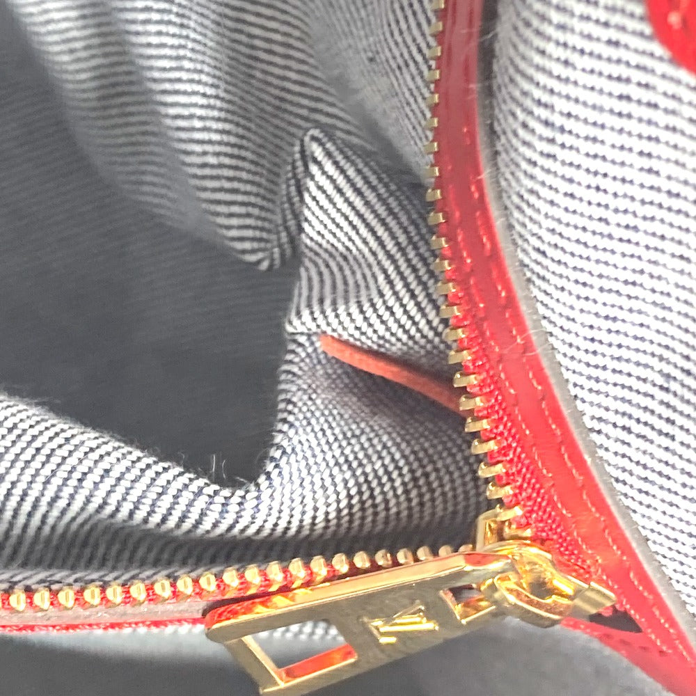 LOUIS VUITTON Tote Bag M44992 Denim, Leather blue Monogram denim On-the-go GM