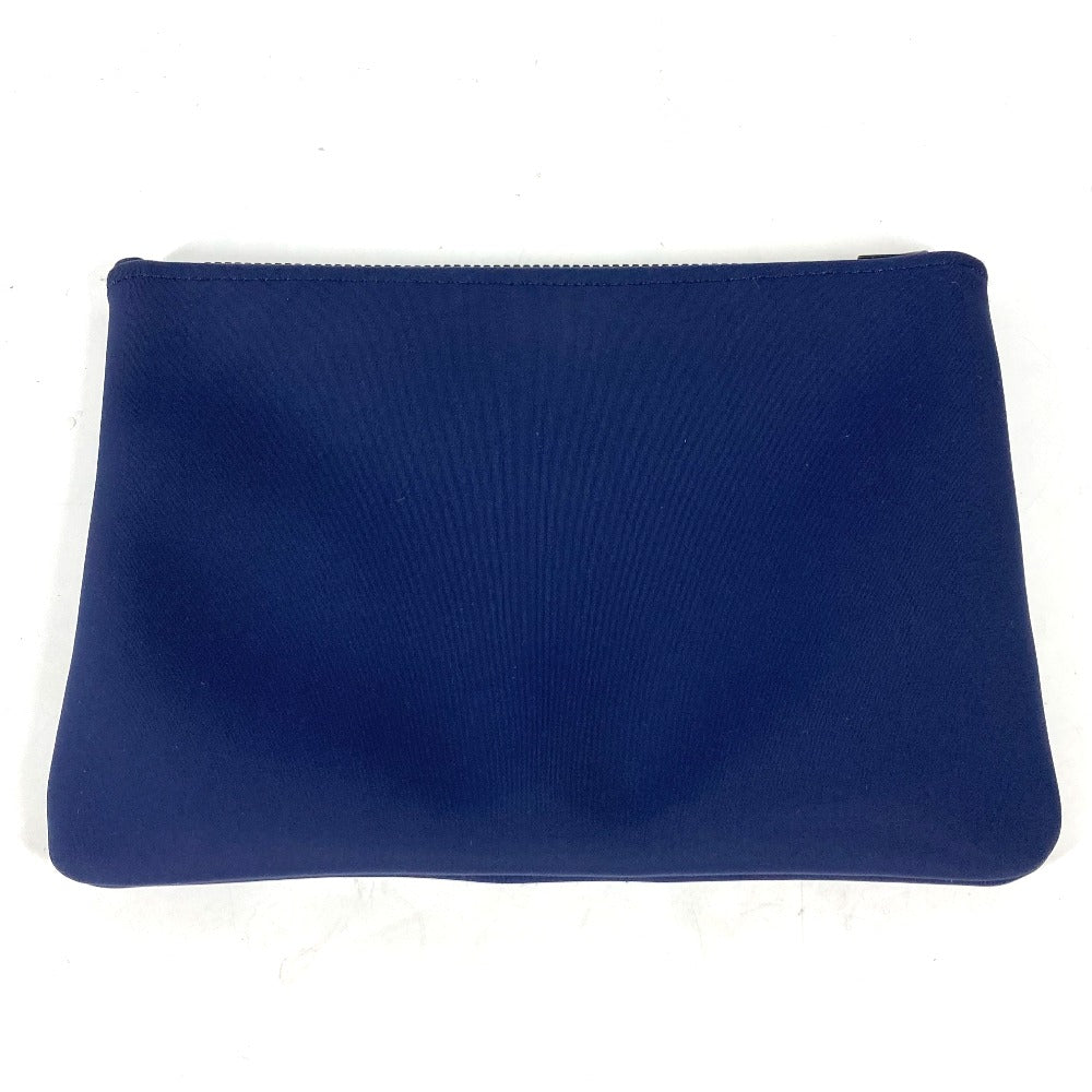 HERMES Pouch H104312M 01 polyamide Navy Neovan MM Women Used Authentic