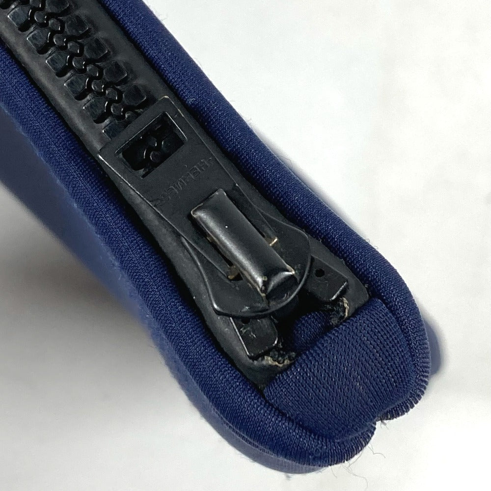 HERMES Pouch H104312M 01 polyamide Navy Neovan MM Women Used Authentic