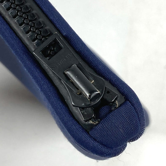 HERMES Pouch H104312M 01 polyamide Navy Neovan MM Women Used Authentic