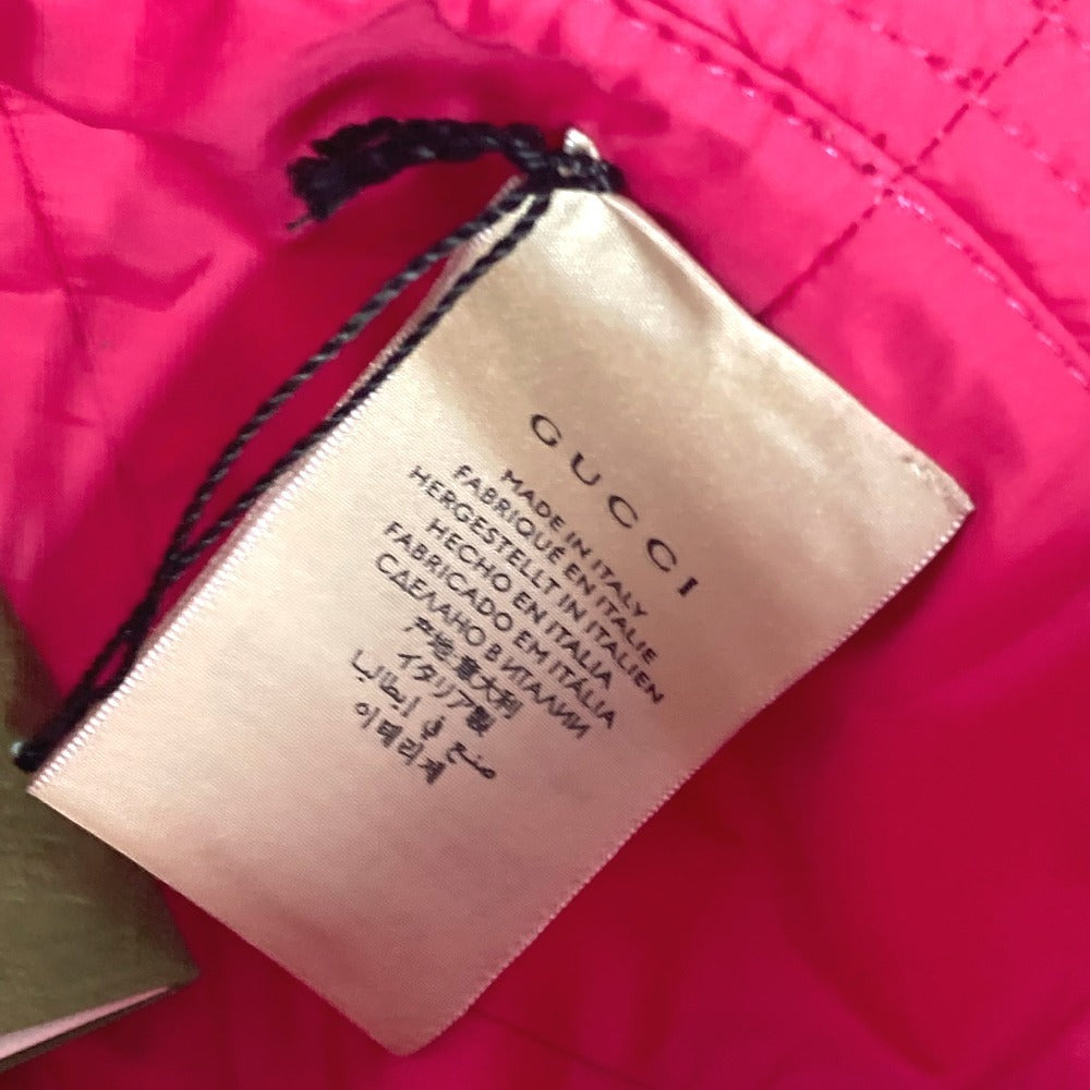 GUCCI hat 729470 polyester pink GG Women S Used Authentic