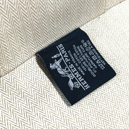 HERMES Pouch canvas pink Serie logo Escal Women Used Authentic