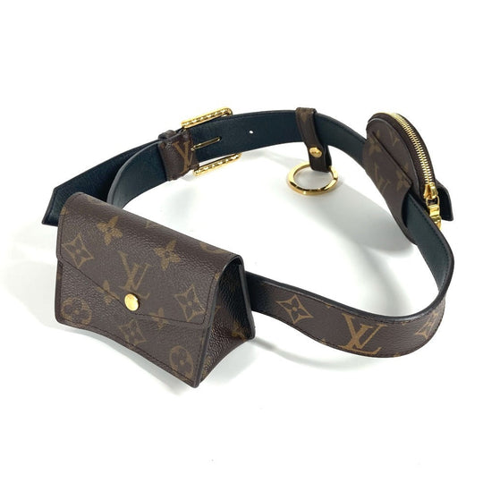 LOUIS VUITTON Waist bag M0236Y Monogram canvas Brown Monogram Santur Daily Multi Pocket 70