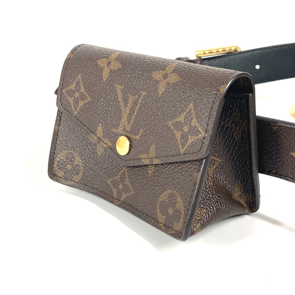 LOUIS VUITTON Waist bag M0236Y Monogram canvas Brown Monogram Santur Daily Multi Pocket 70