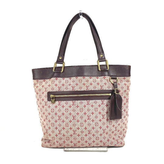 LOUIS VUITTON Tote Bag M92677 Monogram mini canvas Red Monogram mini Lucille GM