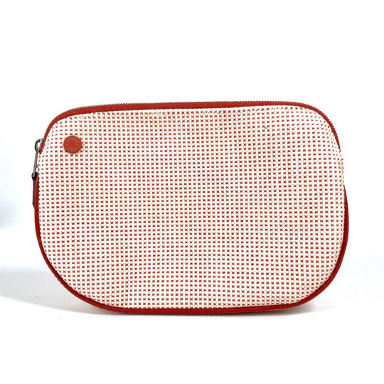 HERMES Pouch H103607M 01 cotton Red Pouch "Echappé"