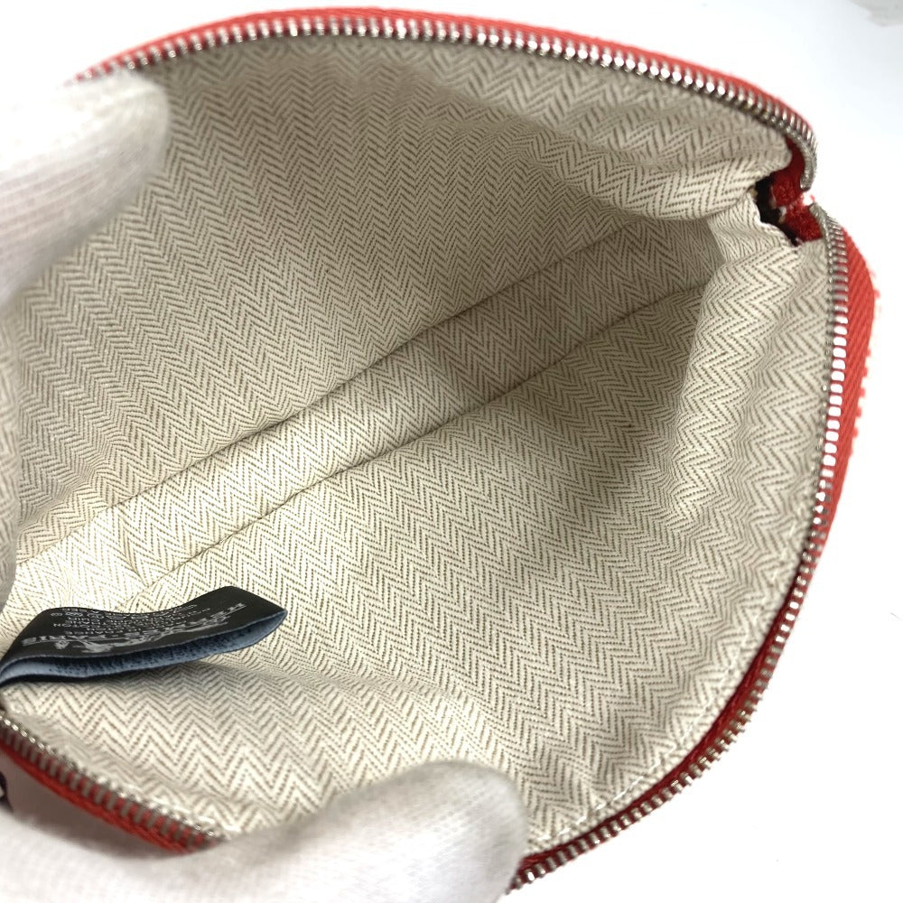 HERMES Pouch H103607M 01 cotton Red Pouch "Echappé"